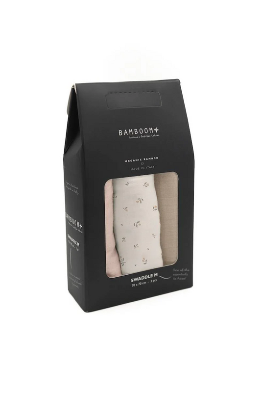 Swaddle M 3 Pack - 70x70cm - Tulips