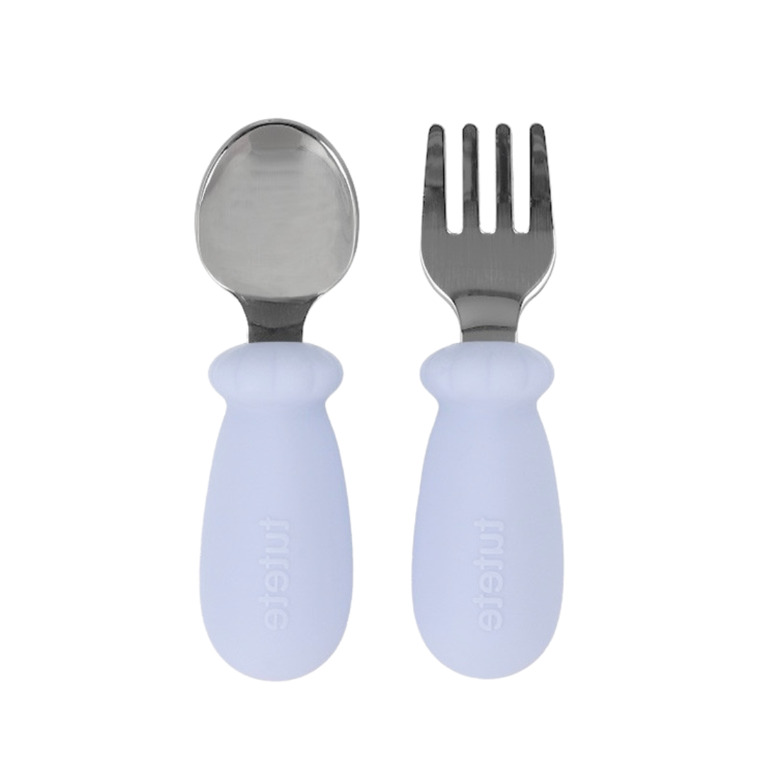 Set Posate Primi Mesi Apprendimento Powder Blue