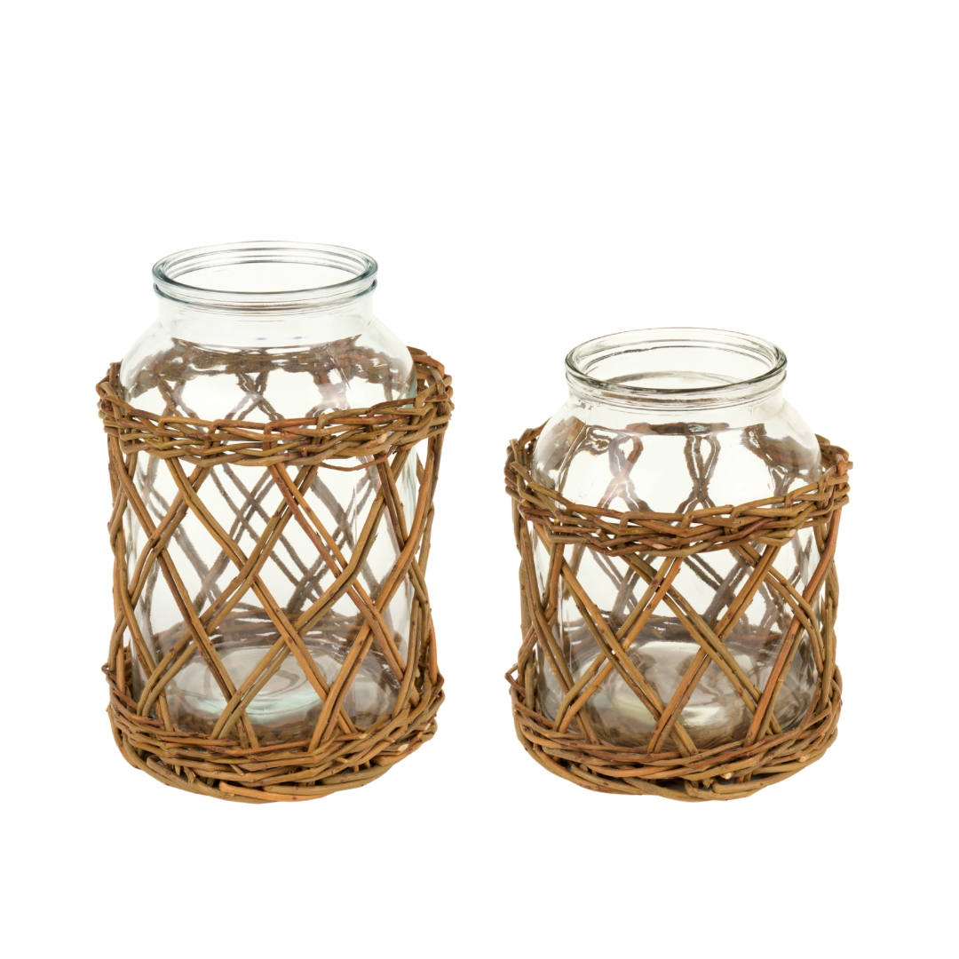 Vaso vetro con base