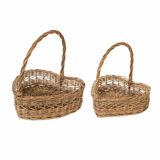 Cesto cuore con manico