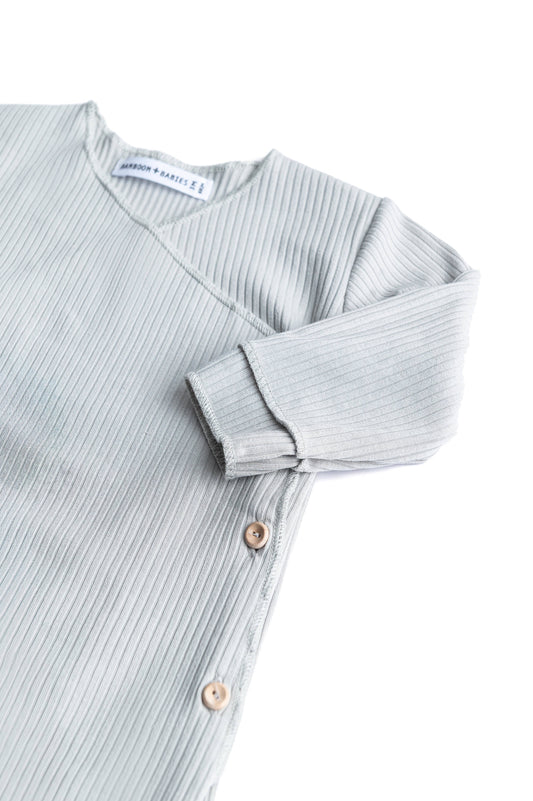 Tutina con Piedi Pure Summer - Azzurro