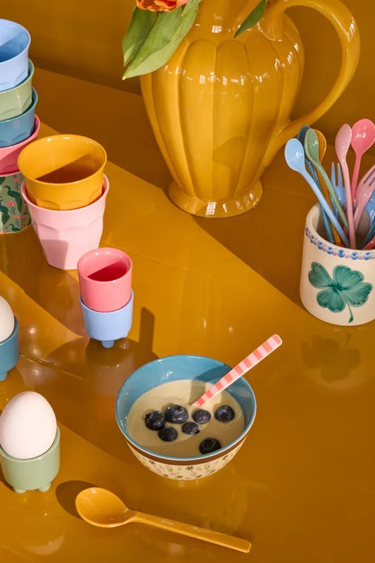 Ciotola Melamina - Crema - Hacienda Flower Print