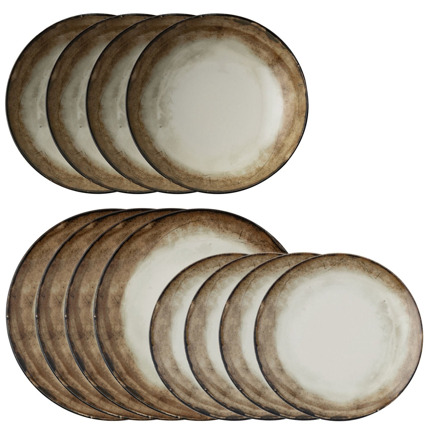 Servito piatti 12 pz. Shade Earth