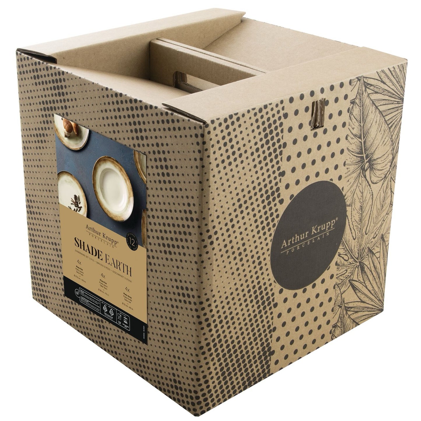 Servito piatti 12 pz. Shade Earth