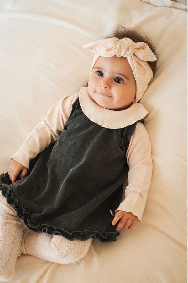 Body bimba collo volant - Rosa
