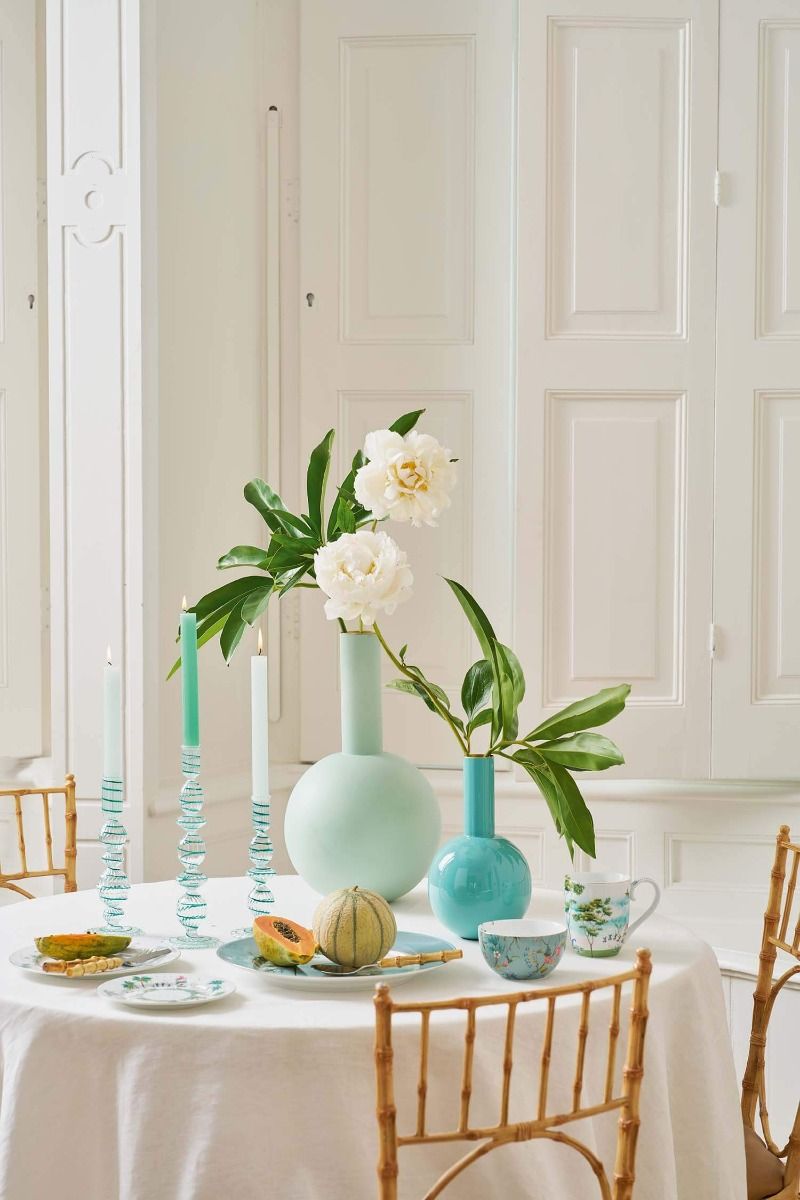 Vaso metal Small Bright Blue