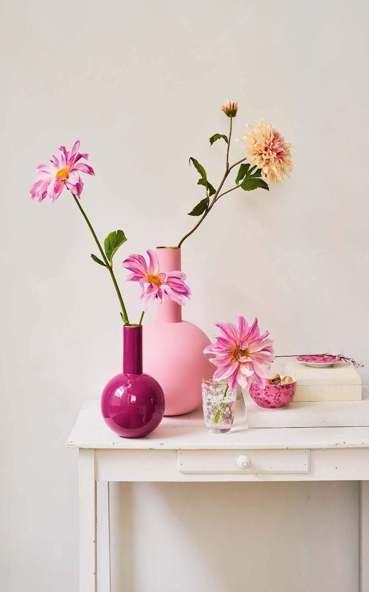 Vaso metal Small Bright Pink