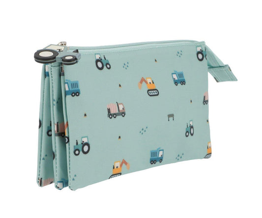 Astuccio Tris Scuola Trucks Personalizzabile
