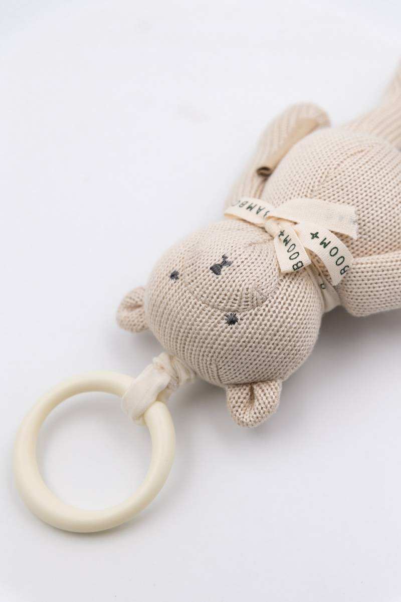 Giochino Pull & Shake a Maglia - Orso - Birch Sand