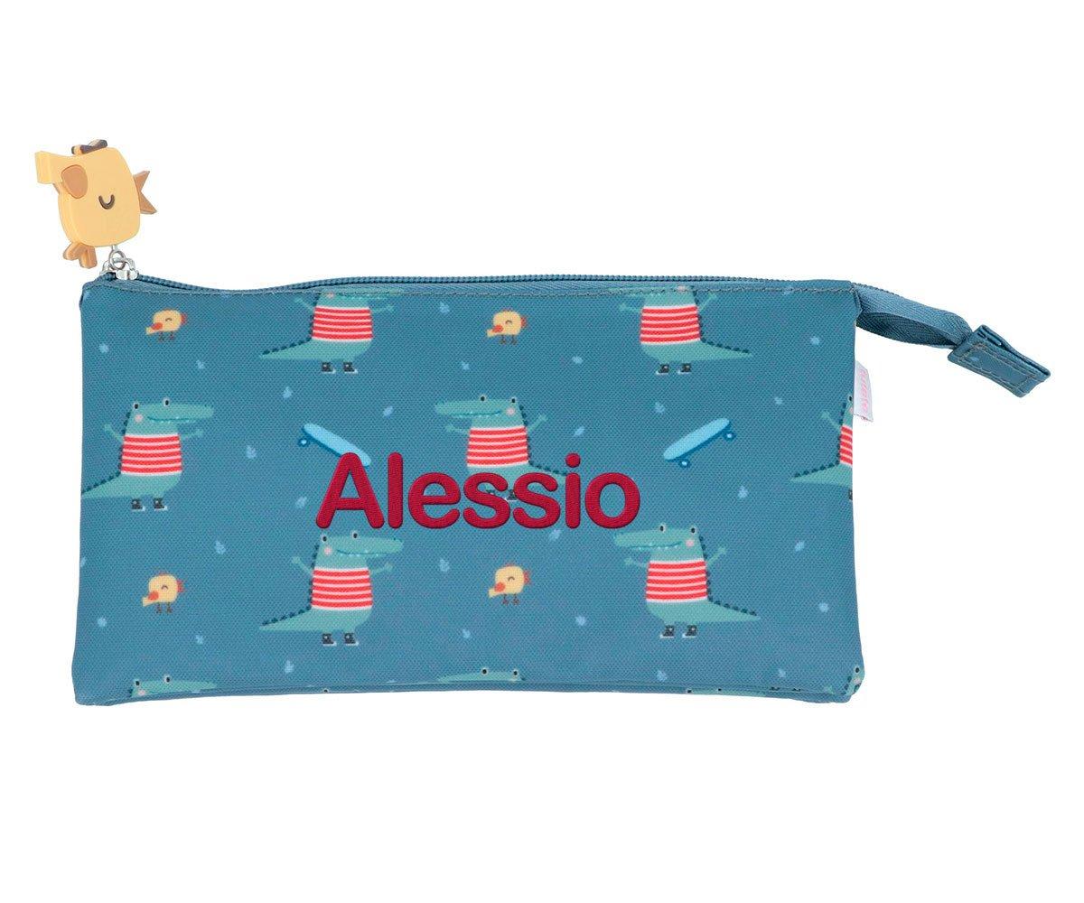 Astuccio Tris Scuola Croc Personalizzabile