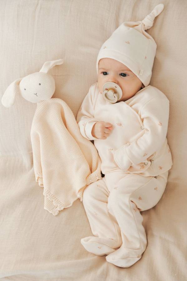 Doudou fatto a Maglia - Rabbit - Soft Pink