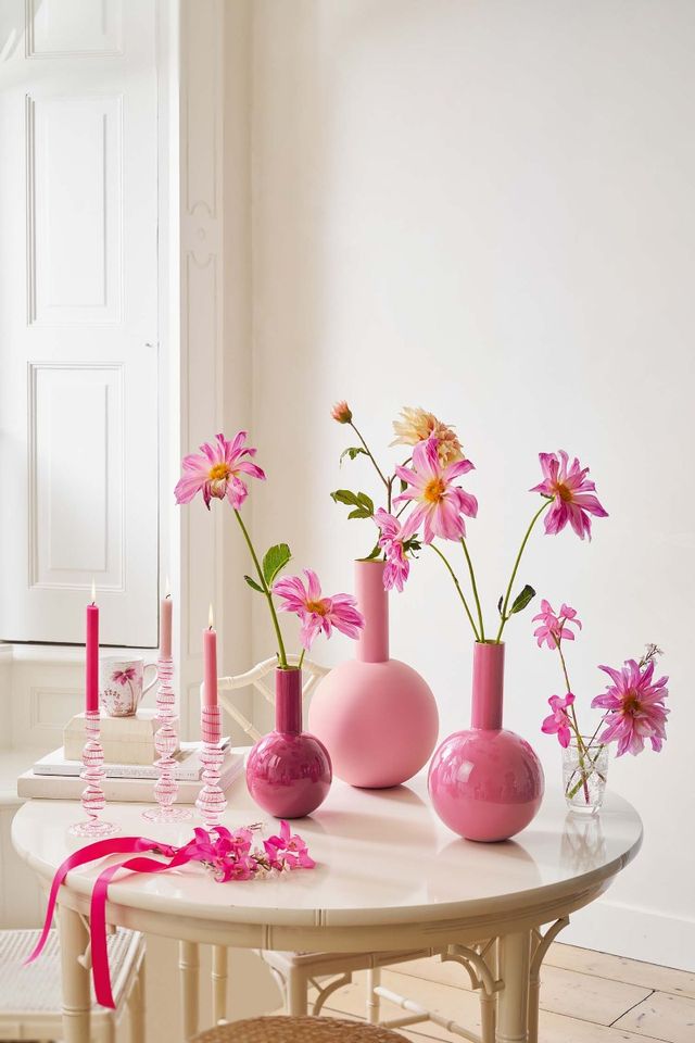 Vaso metal Medium Pink