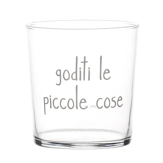Bicchiere Goditi le piccole cose