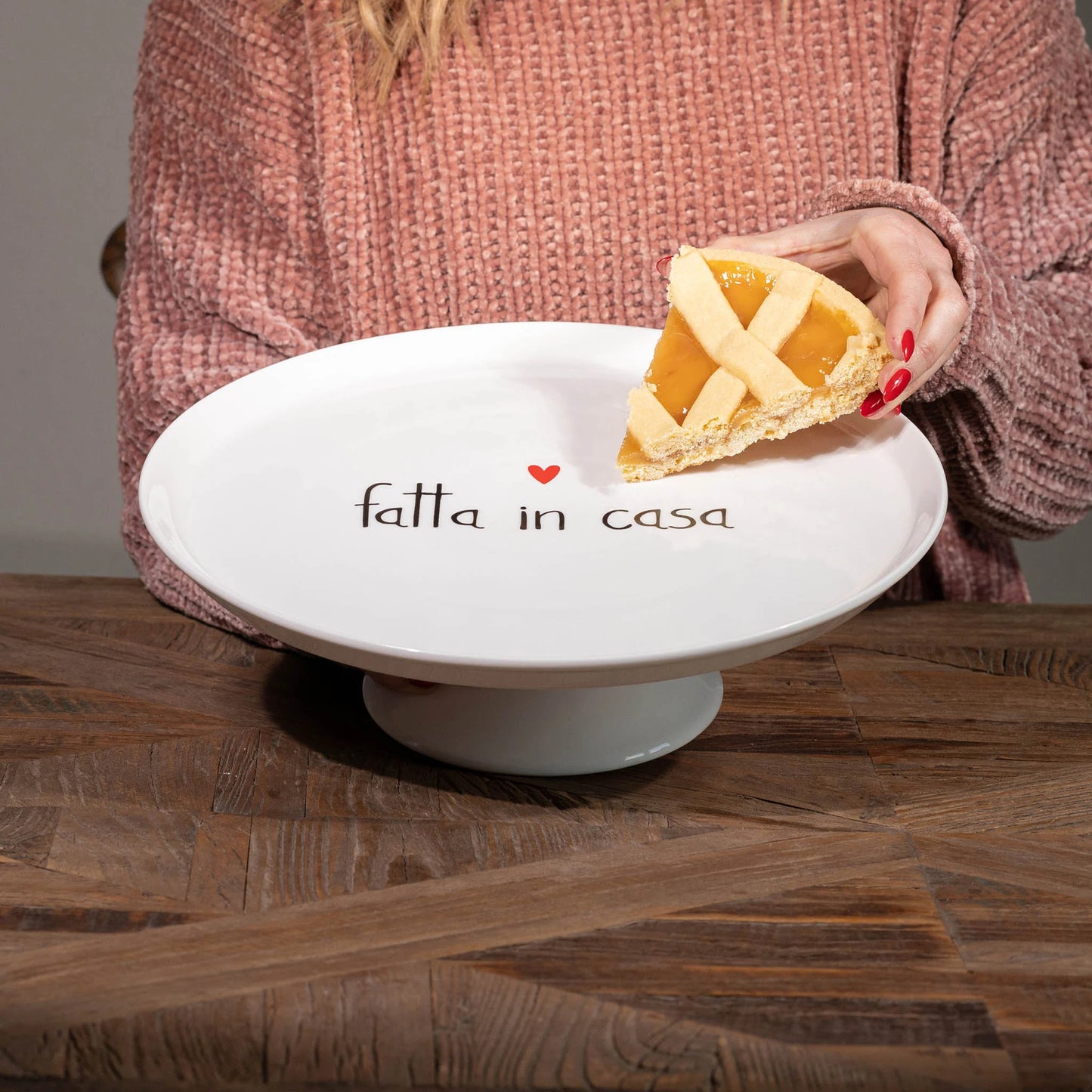 Alzata per dolci e torte - Fatta in casa