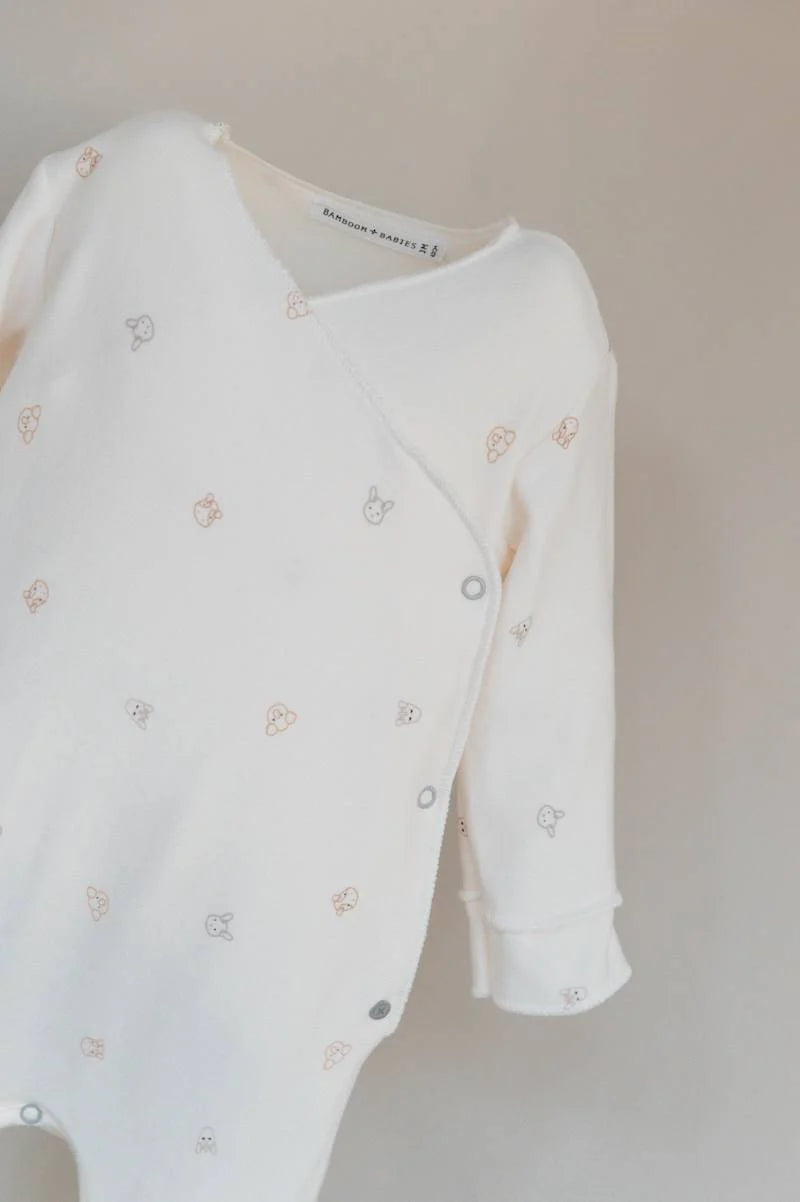 Tutina con piedi Pure - Animal Friends