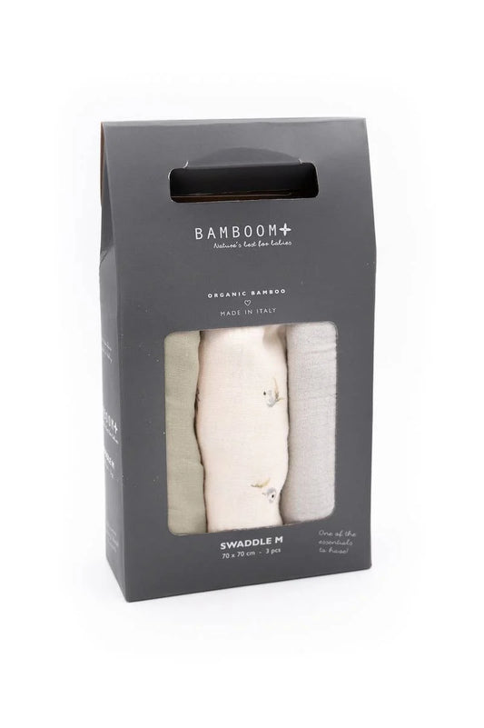 Swaddle M 3 Pack - 70x70cm - Berries