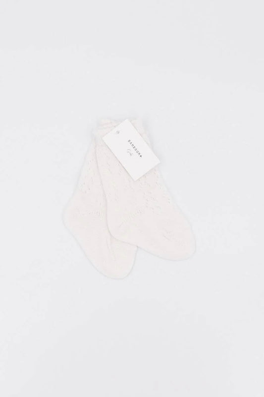 Calza Traforata Bimba - Panna - 2/4Y