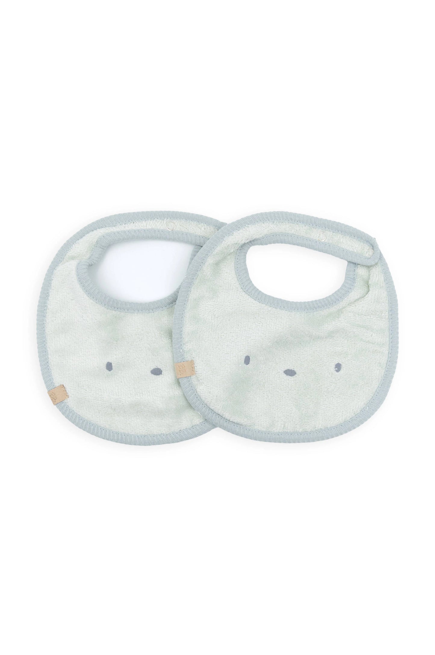 Set Bavaglini 2 pezzi - Sky Grey