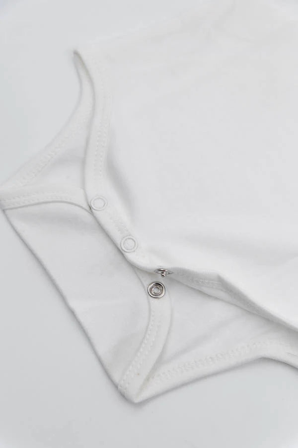 Body bimba collo tondo - Off White - 18/24M