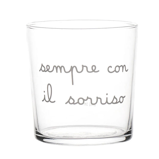 Bicchiere Sempre con il sorriso