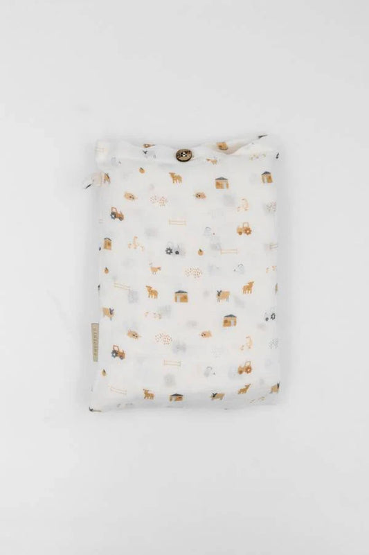 Swaddle XL single - 120x120cm The Farm