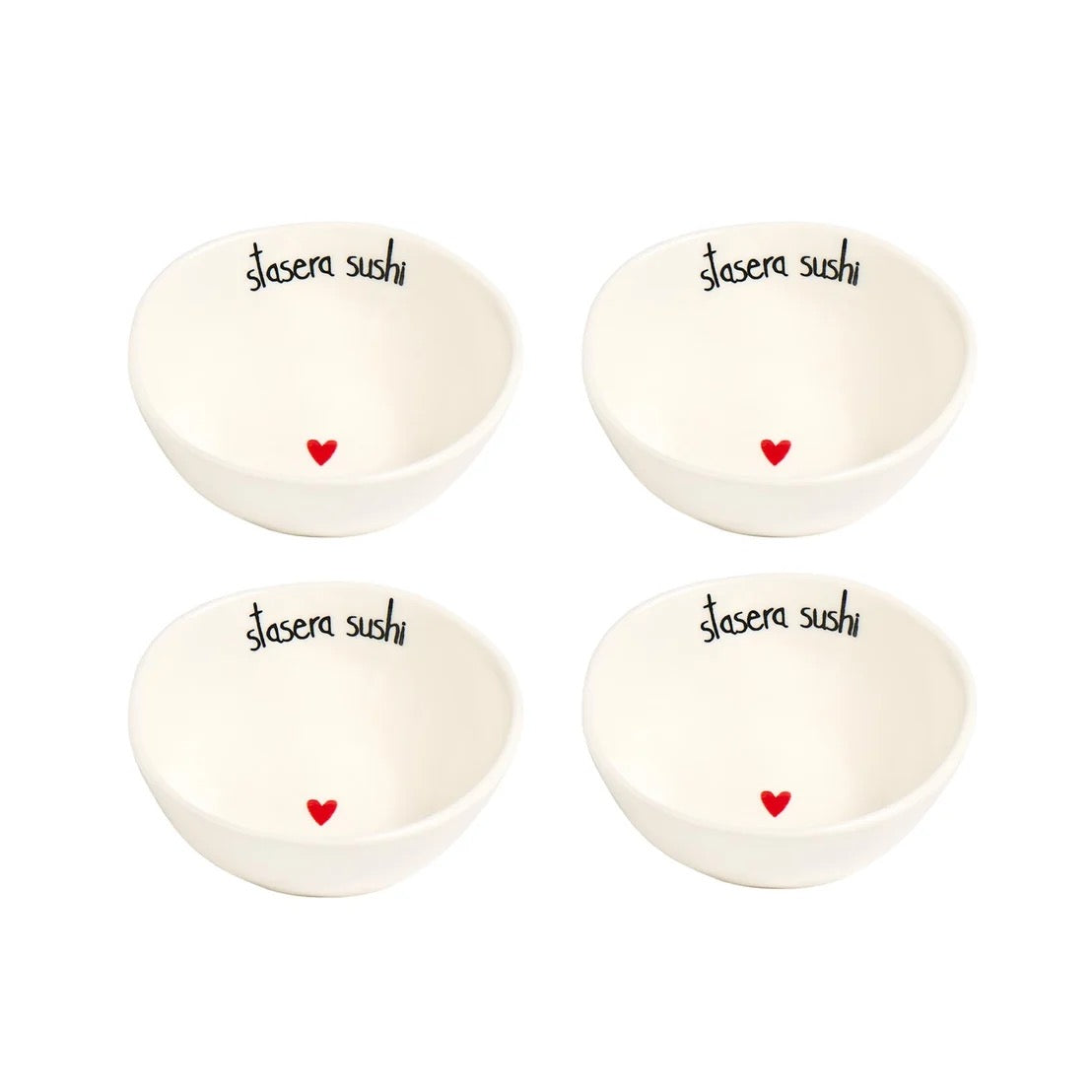 Set 4 coppette Stasera sushi