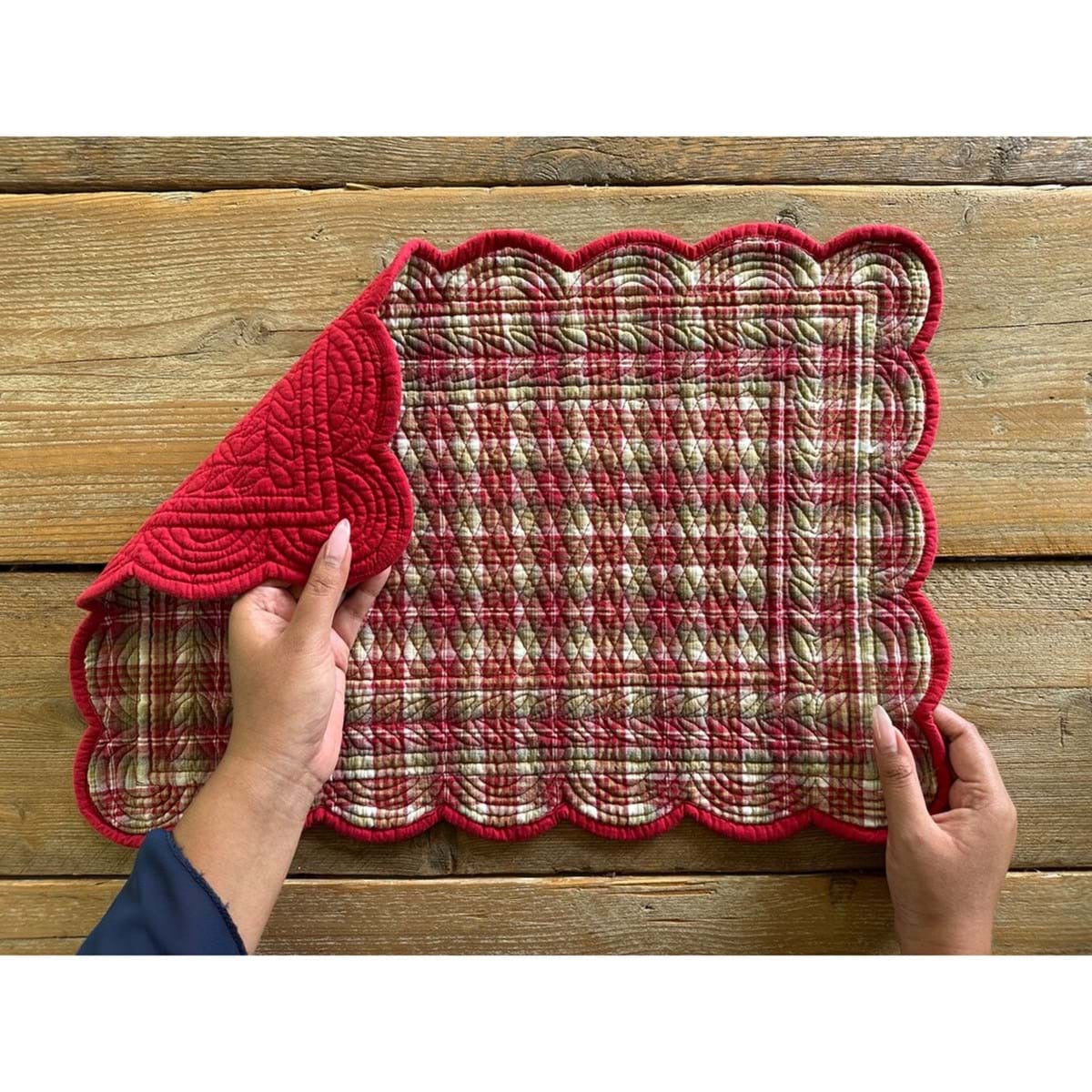 Tovaglietta Tartan Noel