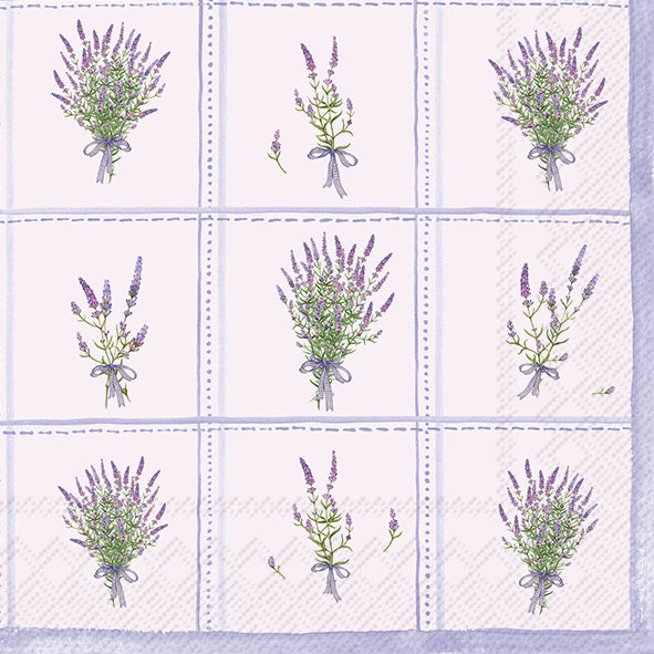Tovaglioli in carta "Lavender charm” light lilac