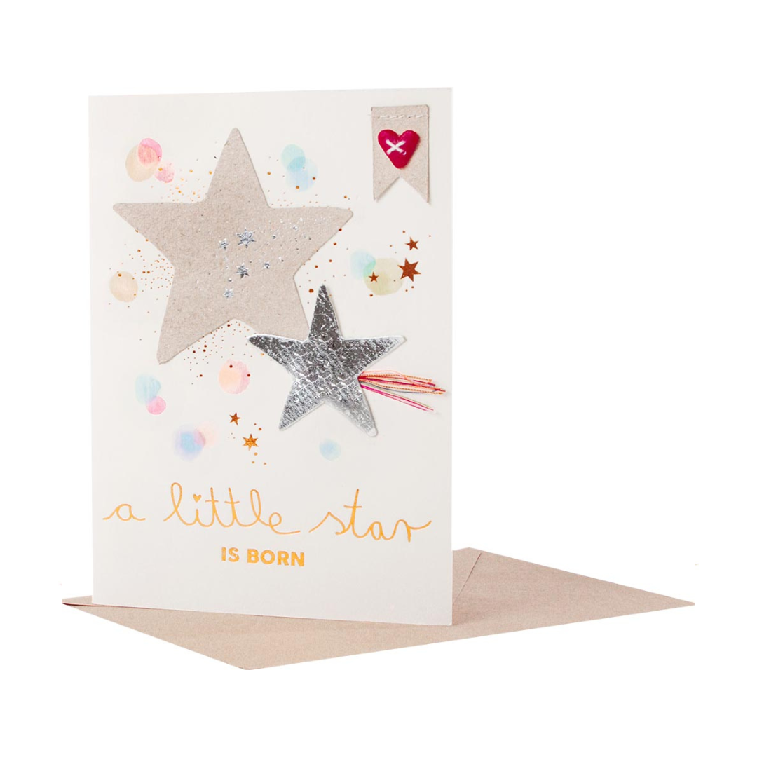 Biglietto d’ auguri A little star is born