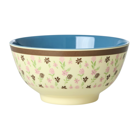 Ciotola Melamina - Crema - Hacienda Flower Print