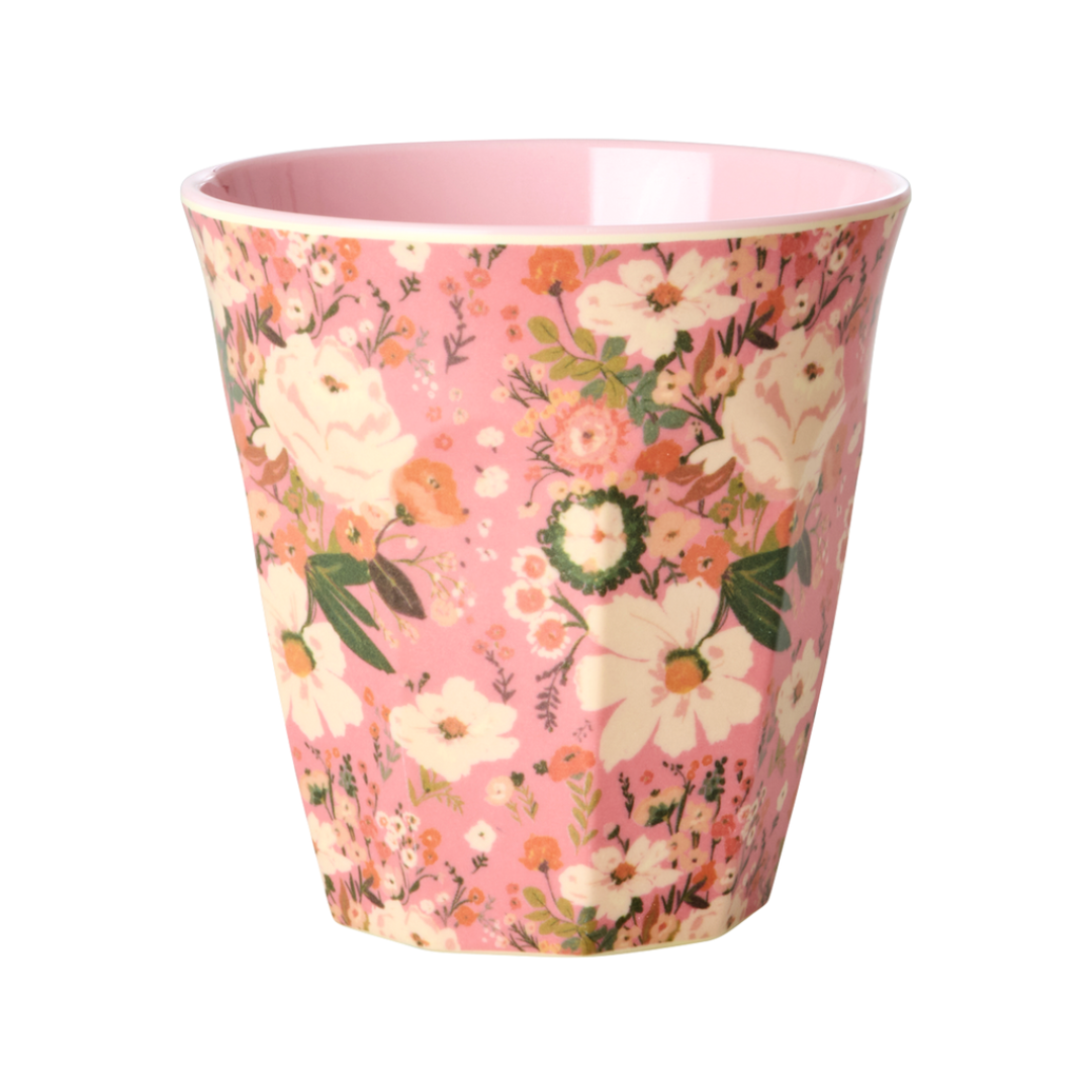 Bicchiere Melamina - Corallo - Allison Flower Print