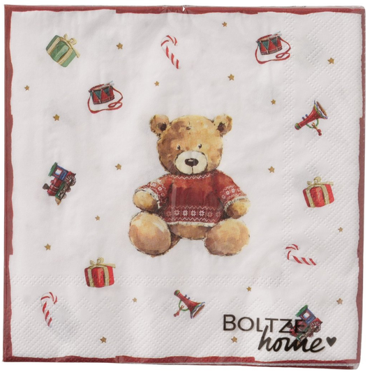 Tovaglioli in carta orso "Bailey"