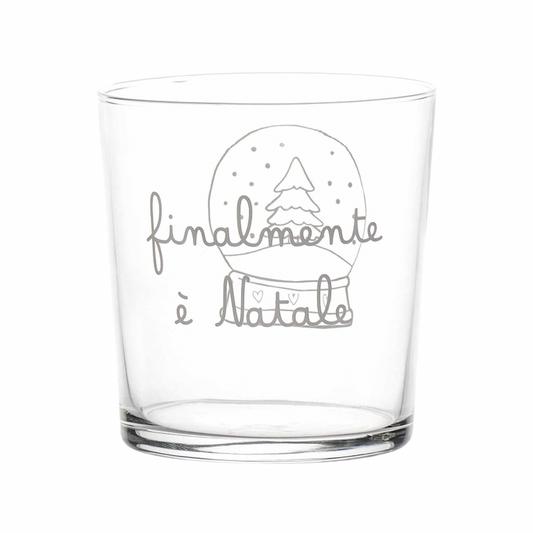 Bicchiere Finalmente è Natale