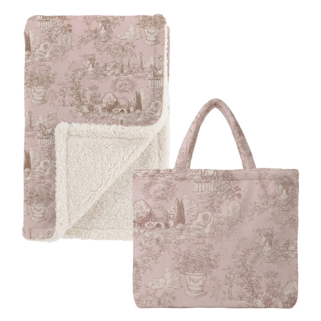 Plaid Sherpa Toile du Borgo 170 X 140