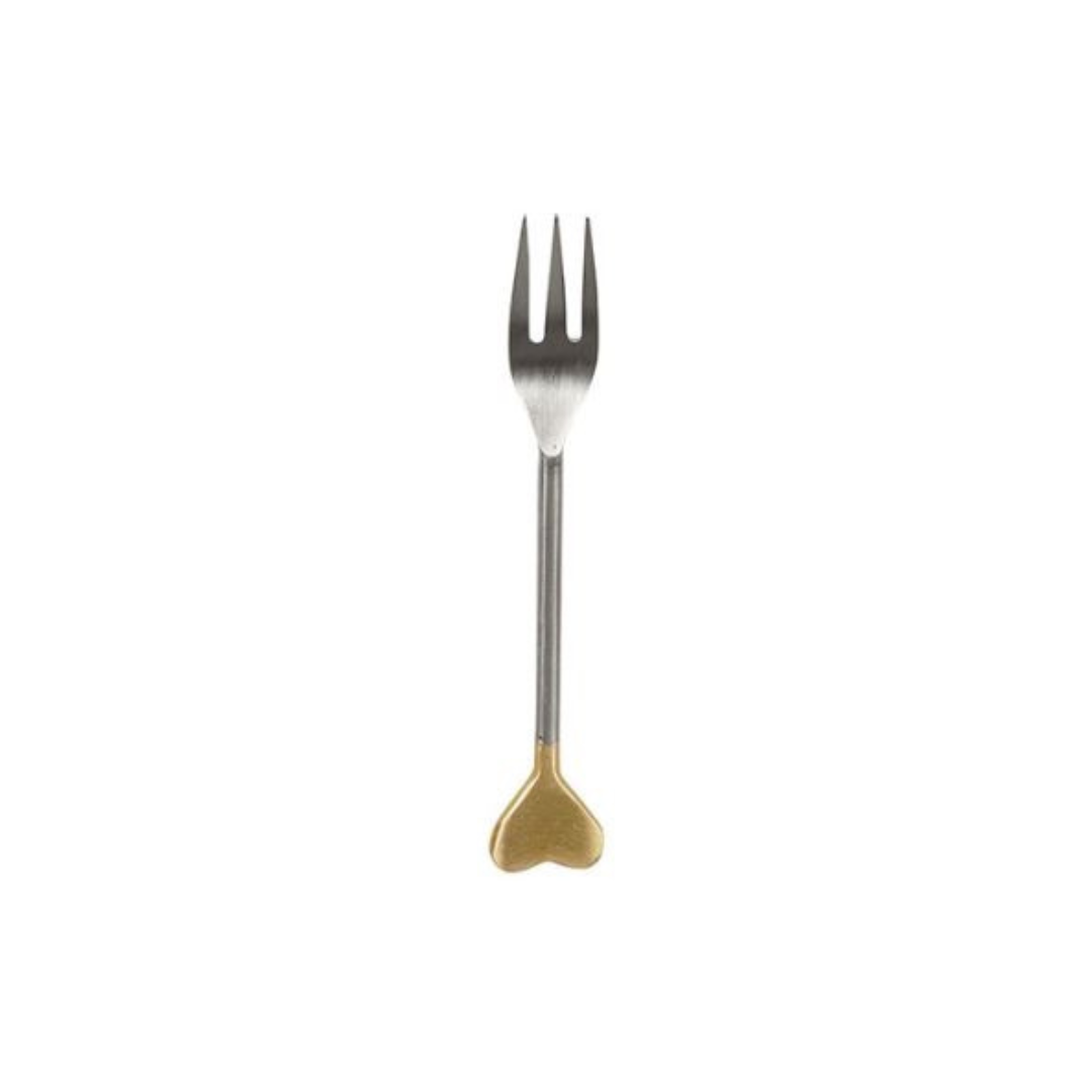 Cucchiaino e forchettina Cuore