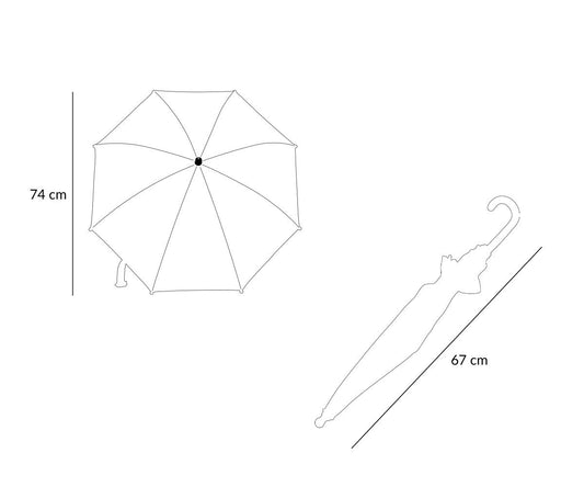 Ombrello Trasparente City Cars