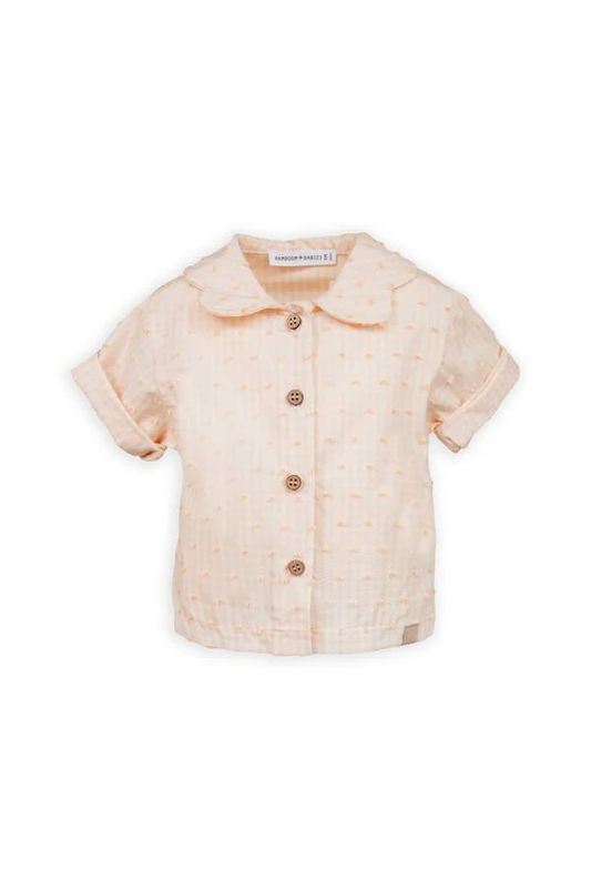 Camicia collo a fiore - Square Girl - 6M