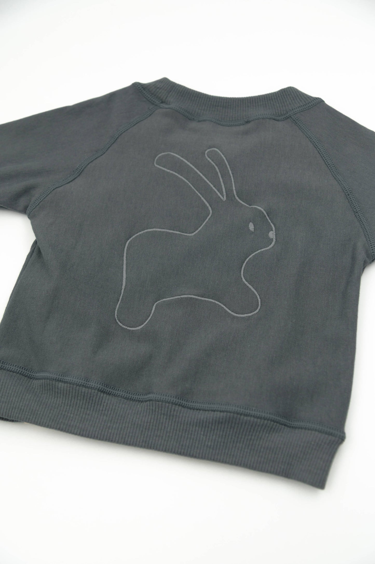 Maglia con ricamo coniglio - Midnight Blu