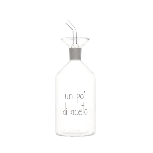 Bottiglia aceto Un pò di aceto