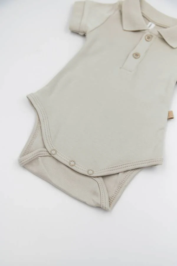 Body Bimbo Polo maniche corte - Sand