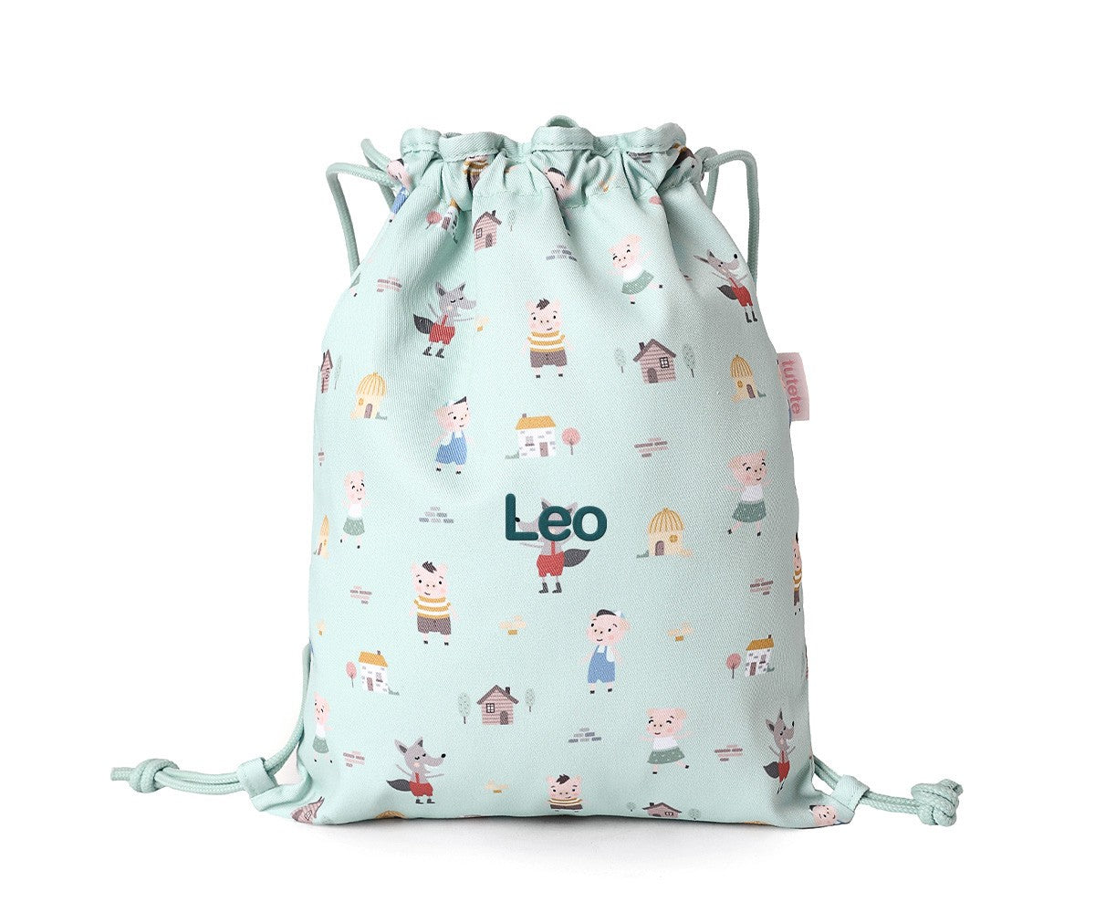 Sacca-zaino Tela The Three Little Pigs Personalizzabile