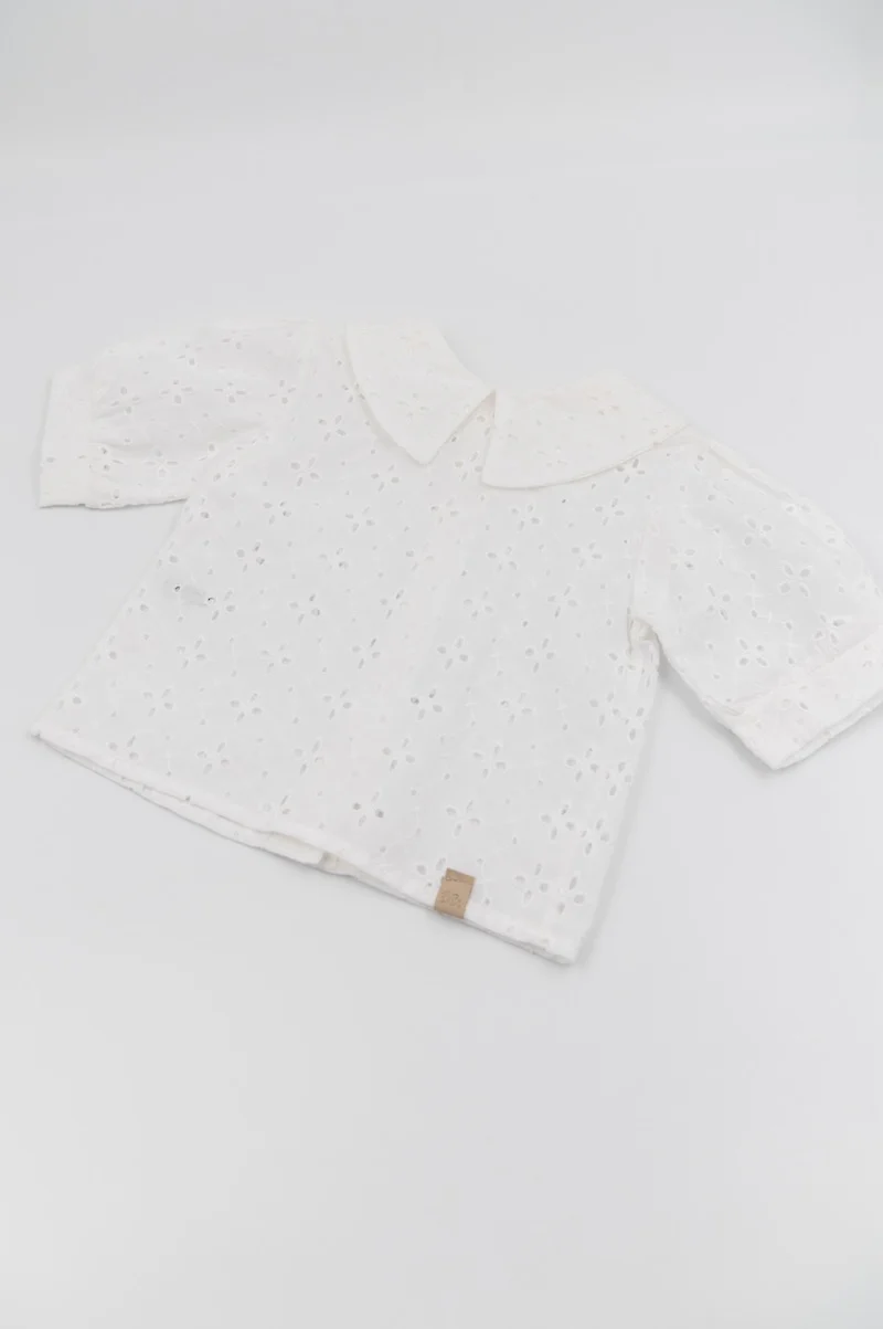 Camicia bimba - Off White - 12/18