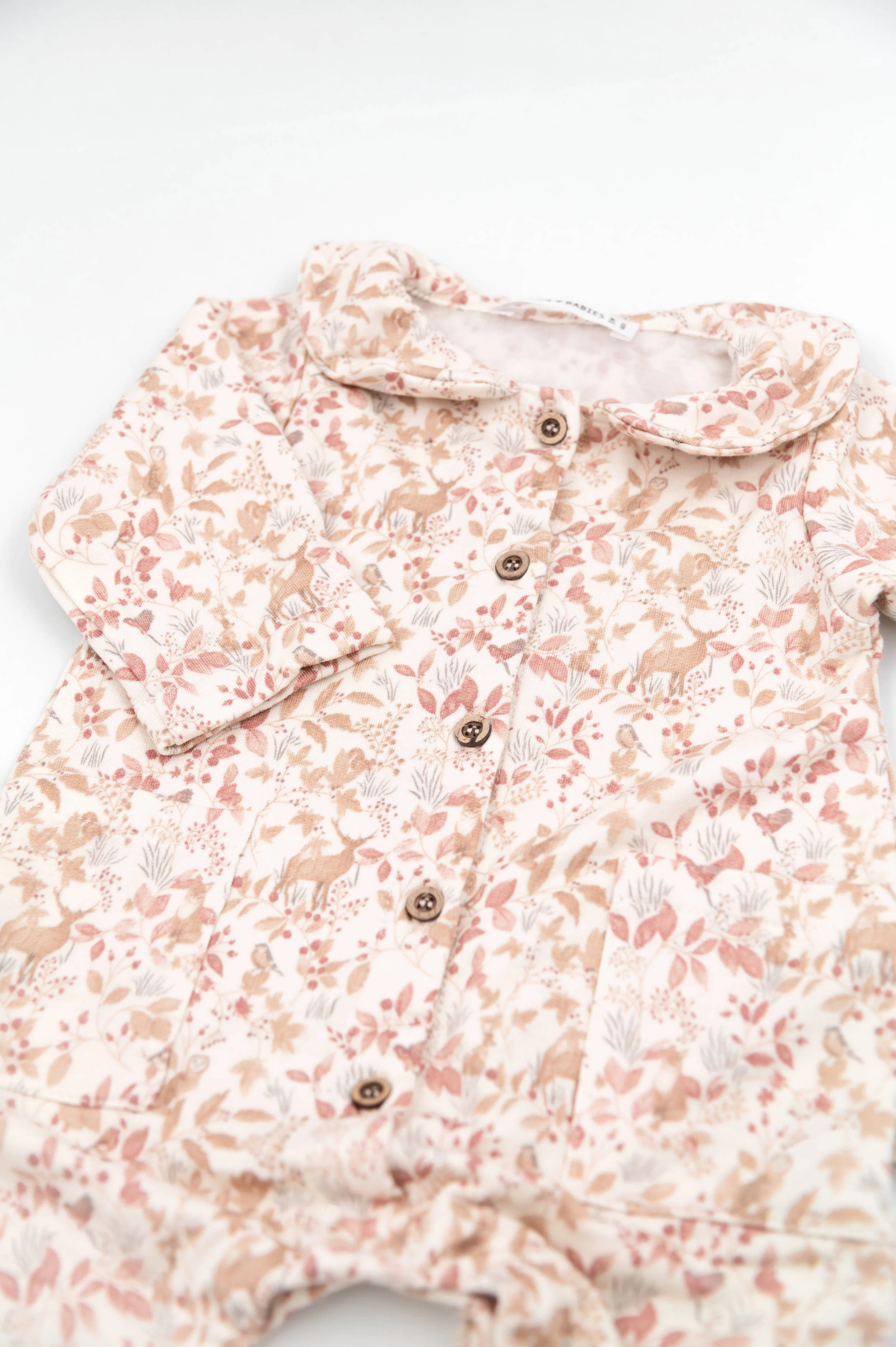 Tutina Lineare con tasche - Print Autumn Forest