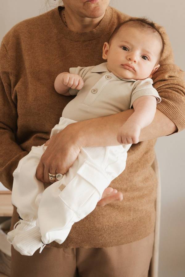 Body Bimbo Polo maniche corte - Sand
