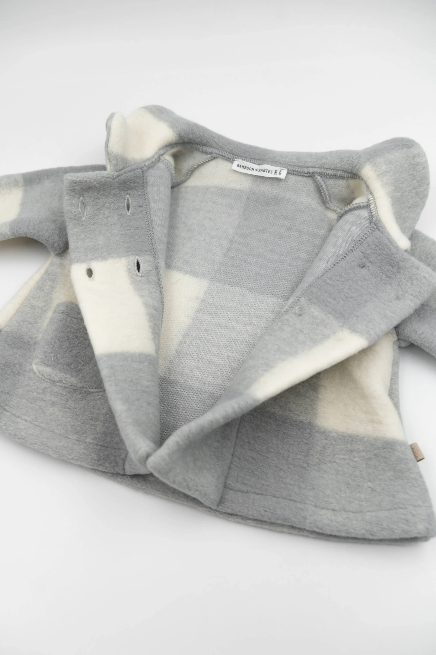 Cappotto Bimba Lana Cotta - Moss Grey