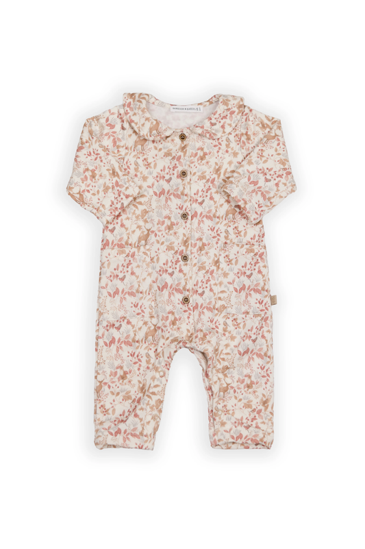 Tutina Lineare con tasche - Print Autumn Forest