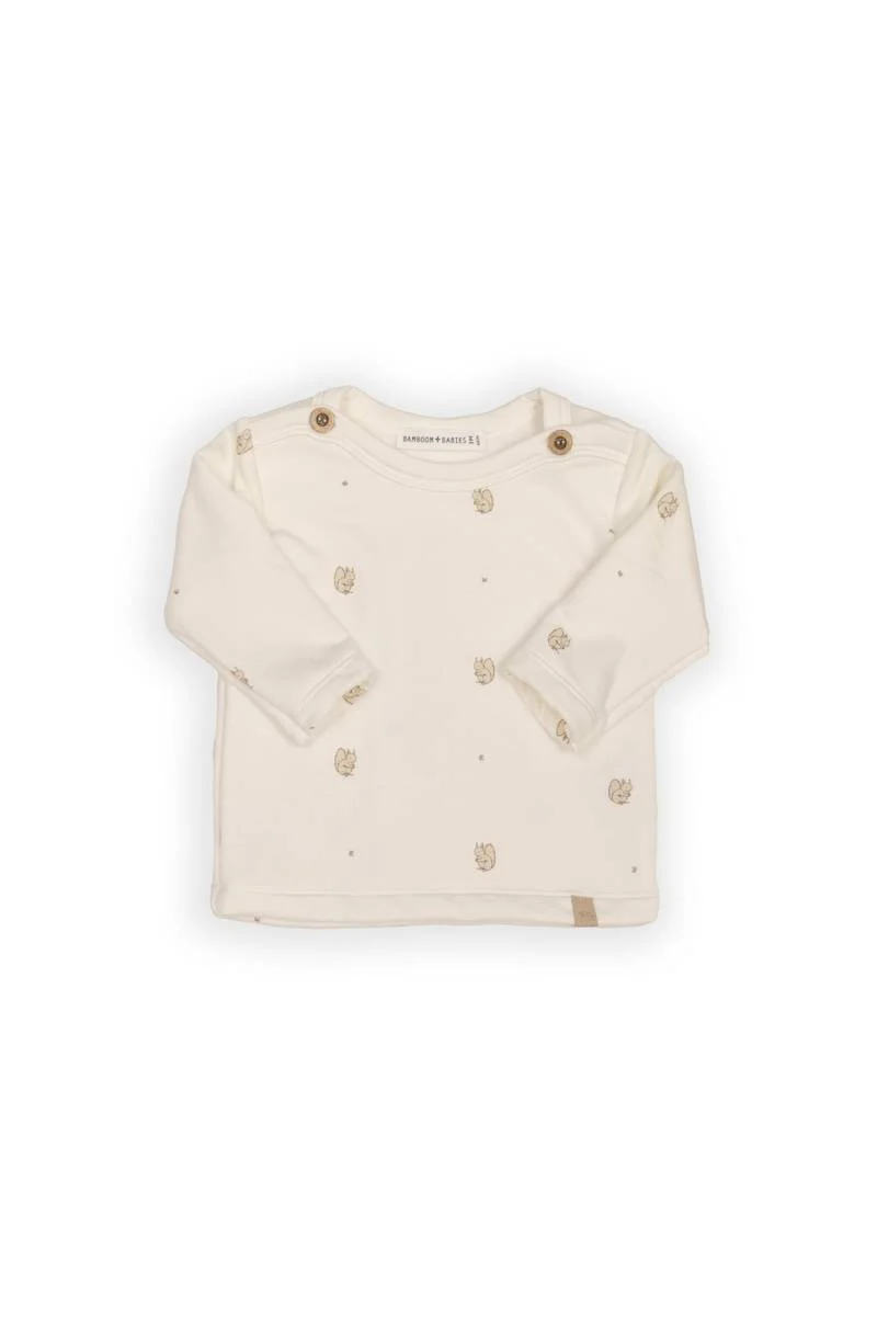 Shirt con apertura spalle - Print Squirrel