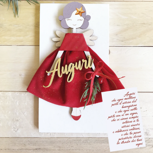 Quadro Angelo degli auguri e delle feste