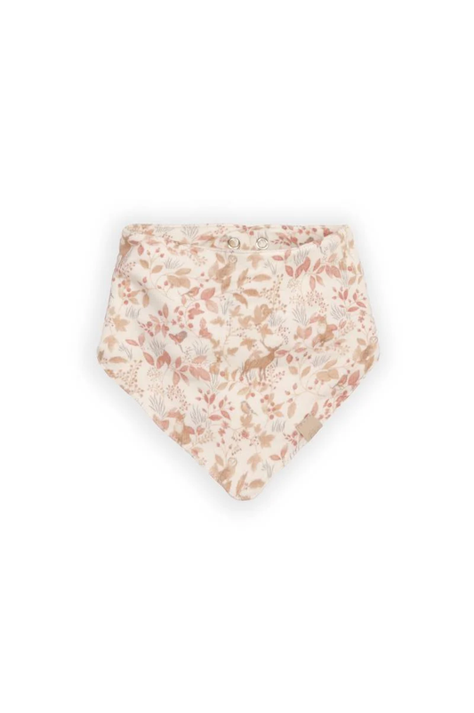 Bavaglino triangolo con lato in spugna - Print Autumn Forest