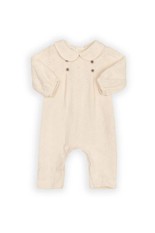 Tutina elegante con colletto - Warm White